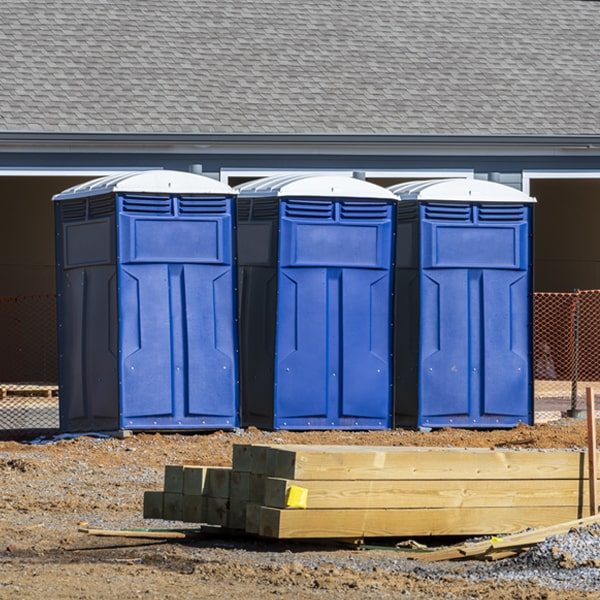 are there any restrictions on what items can be disposed of in the portable toilets in Elmsford